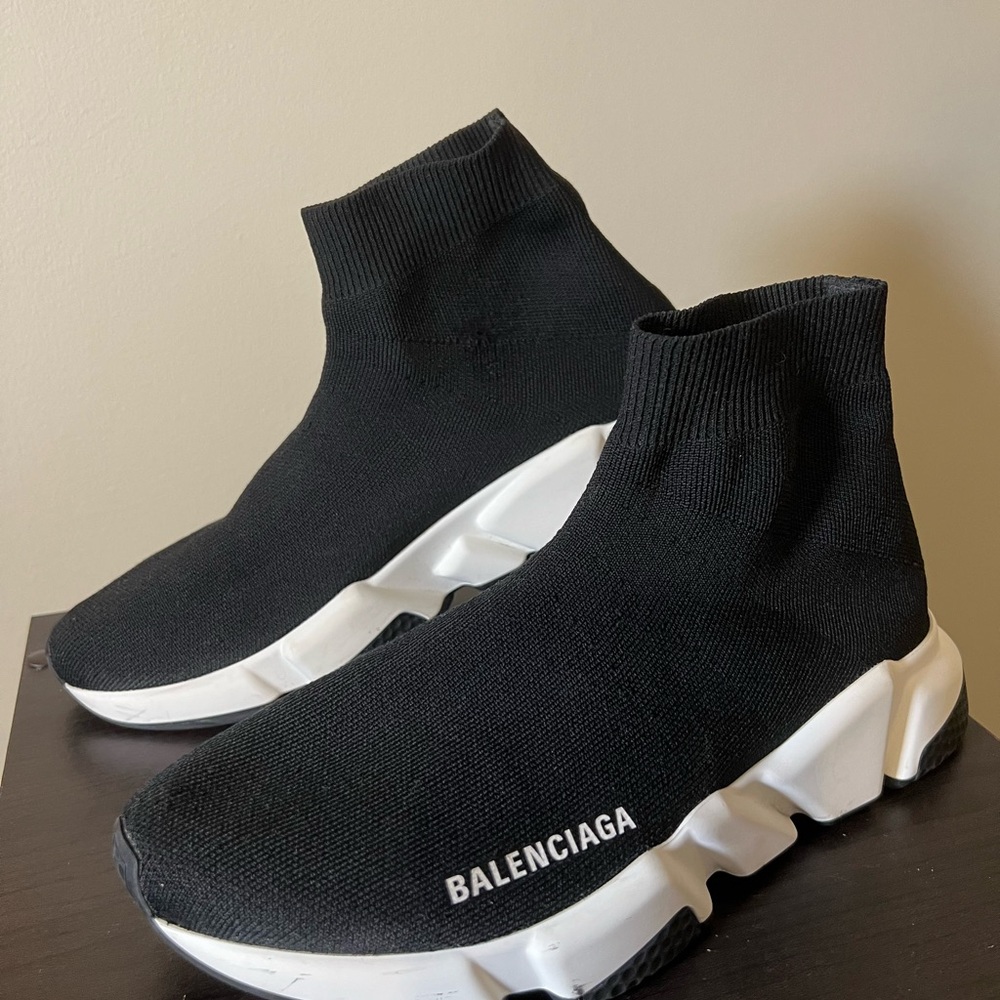 Balenciaga Knit Sock Sneakers Training Streetwear Speed LT - Picture 2 of 11
